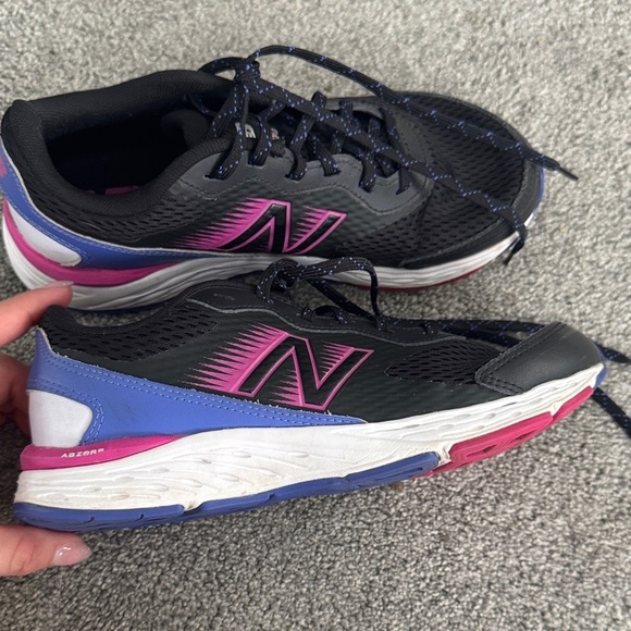 New Balance Shoes - New Balance Women's Black and Purple Athletic Shoes